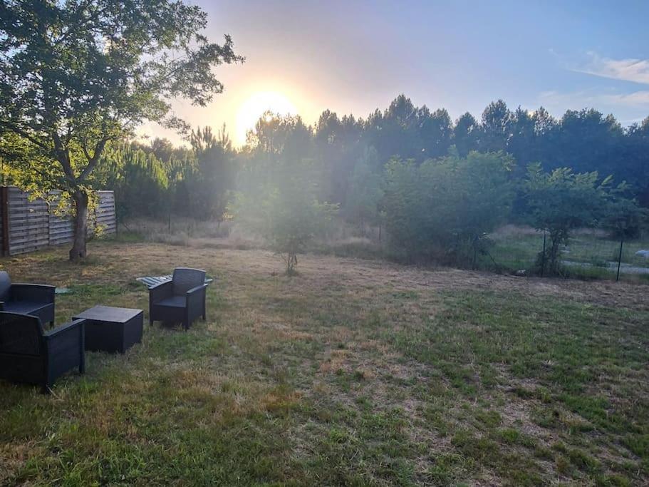 Chalet Au Coeur Des Landes Ychoux Екстер'єр фото